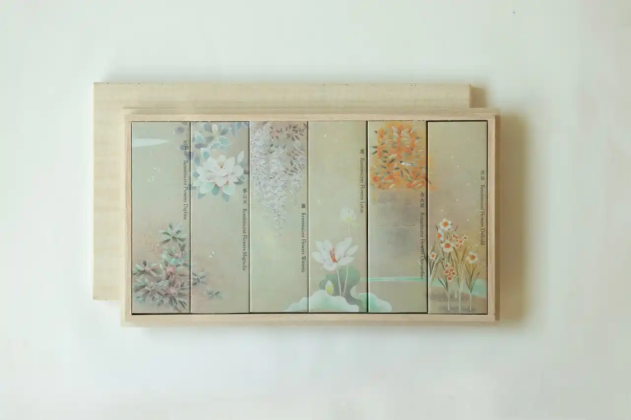 【株式会社薫寿堂】 四季を想う和の心をいつも傍にと願うお香「Reminiscent Flowers」が12月9日に新発売！今は昔の情景を墨の香りに織り交ぜて表現