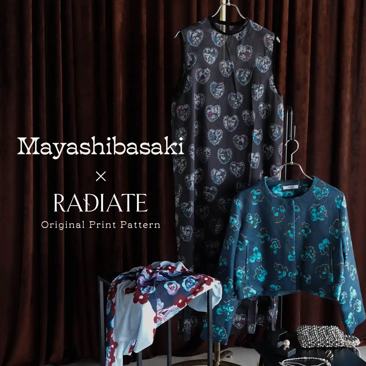 RADIATE × Mayashibasaki　描き下ろしアートを用いた限定コラボアイテムが登場