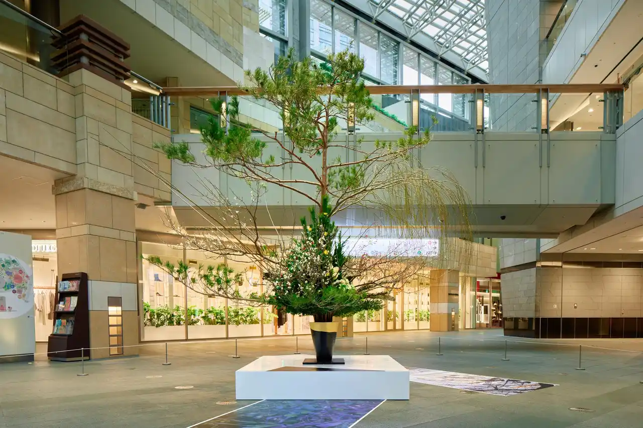 【華道家元池坊麻布橘会支所】 2026年新春を飾るいけばなと写真のインスタレーションアート体験を六本木ヒルズで！2026年1月７日(水) 23時まで