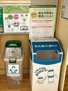【日本山村硝子株式会社】 尼崎市と共同で尼崎市内の小学校39校にペットボトルキャップ回収BOXを設置
