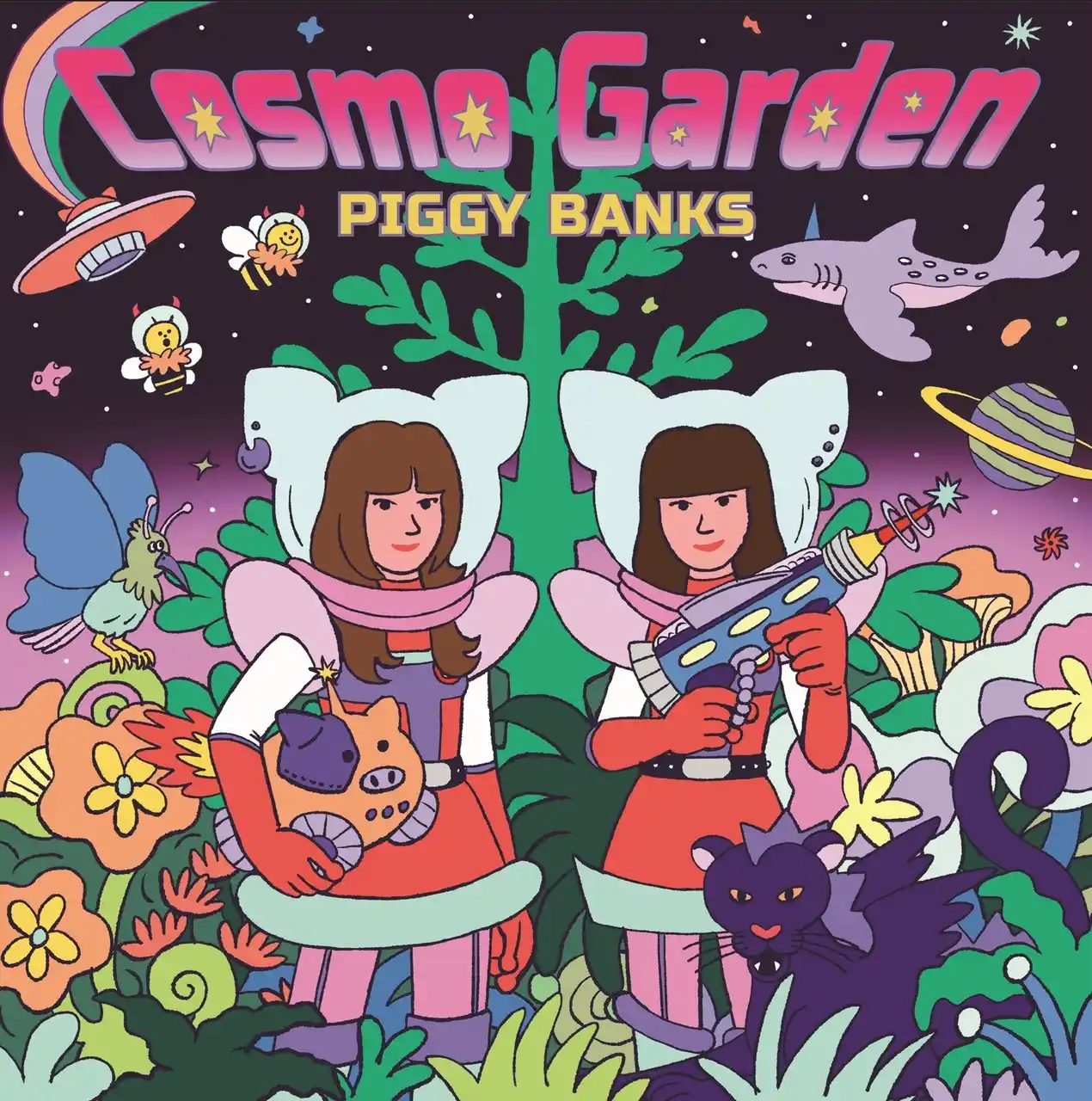 【株式会社ズィープラスミュージック】 PIGGY BANKS、8年ぶりニューアルバム『Cosmo Garden』9月3日（水）発売決定！