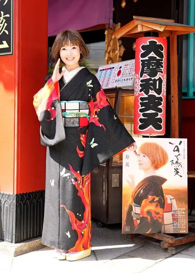 【日本コロムビア株式会社】 田川寿美がデビュー３５周年記念曲「いのち陽炎」発売。上野・摩利支天徳大寺でヒット祈願＆歌唱奉納。３５周年コンサートも決定！