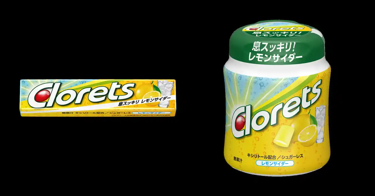 【モンデリーズ・ジャパン株式会社】 爽やかなレモンの香りとサイダーの清涼感で“息スッキリ”！ 夏にピッタリな新フレーバー「クロレッツXP レモンサイダー」 7月14日（月）より全国で新発売