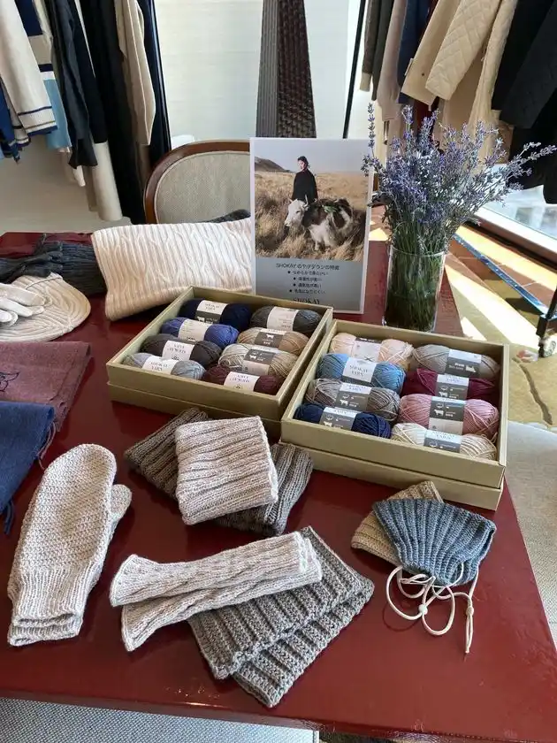 SHOKAY+ぽからコラボ企画手編みアイテム