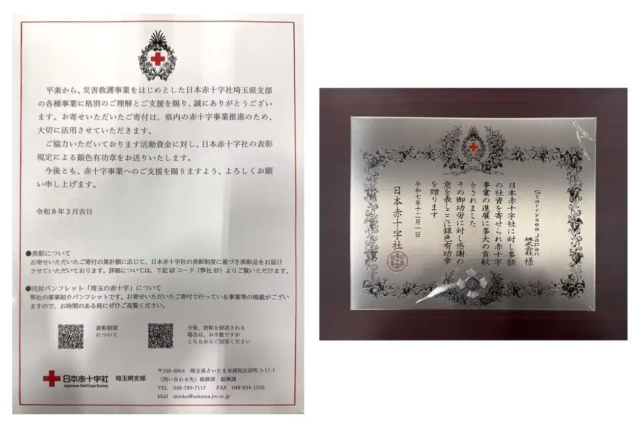 電池メーカーLiTime、日本赤十字社から表彰　社会貢献活動を拡大