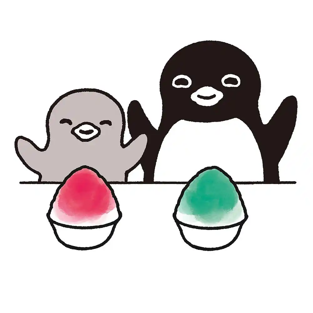 GO！GO！！柏！千葉県出身、Suicaのペンギンの作者でイラストレーターの坂崎千春の版画展『ペンギン喫茶・夏のおやつの思い出』を柏高島屋で16日より開催。20日（日）は坂崎千春さんのサイン会も。