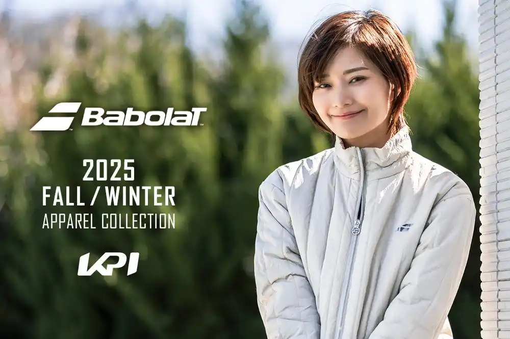 【KPI株式会社】 ＜KPI＞バボラ テニスウェア最新コレクション 2025年秋冬モデル販売開始