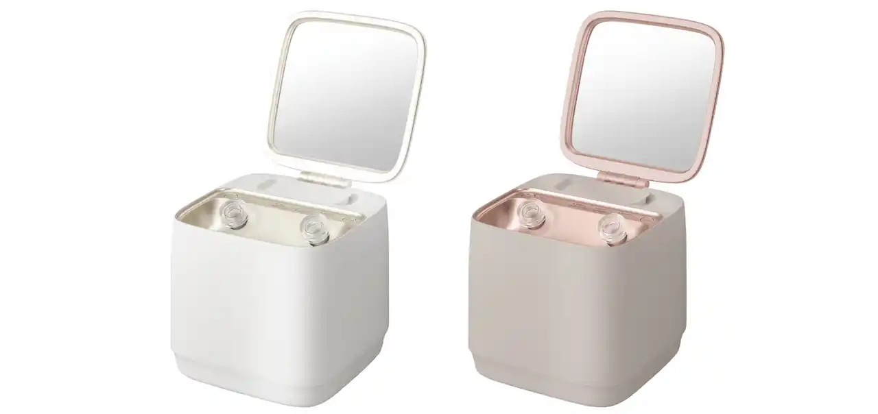 【ニトリ】ツインノズルのたっぷりスチームで顔全体を包み込む。毎日約6分の「速潤デイリースチーマー」新発売