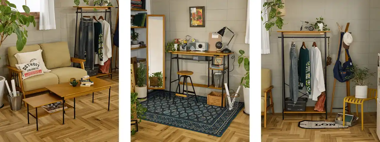 【株式会社アンドエスティHD】 「niko and ...」のインテリアライン「niko and ... FURNITURE&SUPPLY」からモダンなデザインと機能性を備えた新シリーズの家具14点を発売