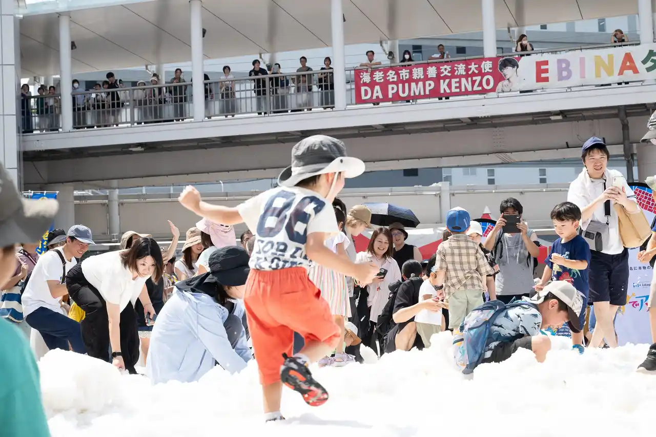 【ららぽーと海老名 presents 雪でアソビナ 】いよいよ今週末開催！