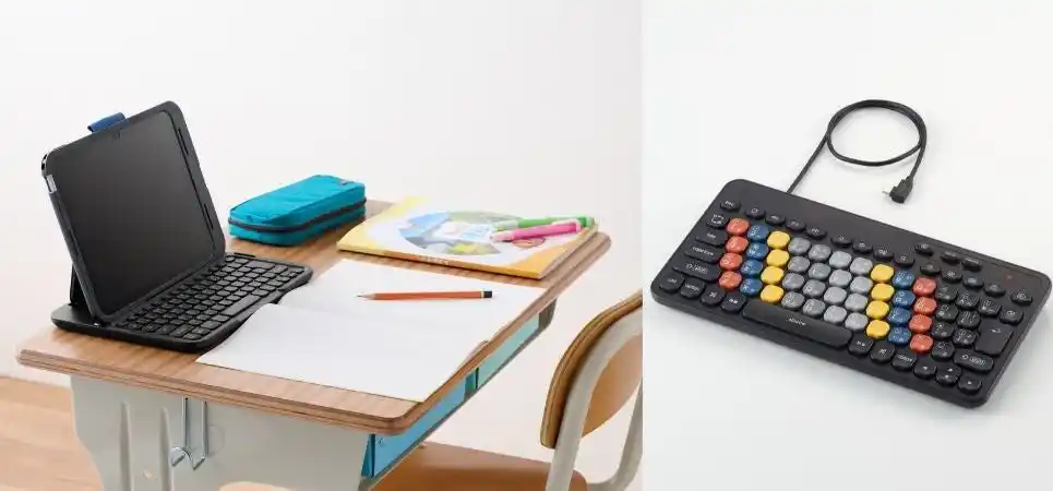 【エレコム株式会社】 正しいキー入力を楽しく覚えられる！パソコン学習にぴったりのキーボード2モデルを新発売