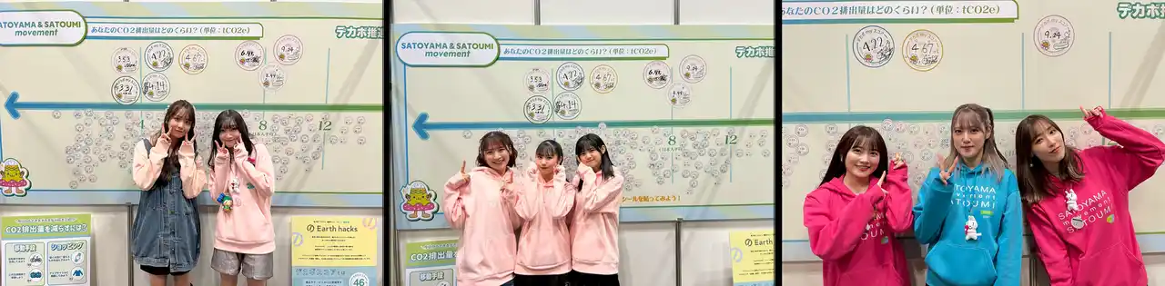 【Earth hacks株式会社】 Earth hacks、「カーボンニュートラルを考える 2025 by SATOYAMA & SATOUMI movement」に初出展。来場者の個人の年間CO2排出量をタレントと一緒に計測！