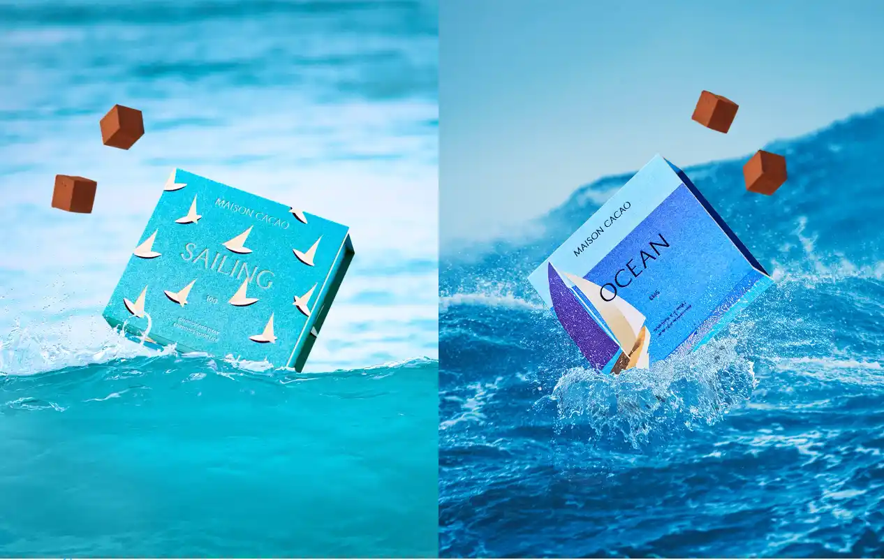 【メゾンカカオ株式会社】 メゾンカカオのオータムコレクション【OCEAN】9月1日より登場。 人生を航海するすべての人へ贈る、秋の季節限定コレクションです。