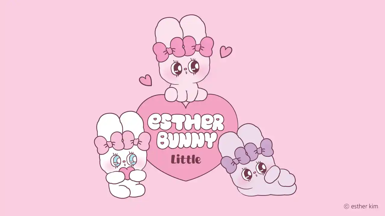 【株式会社ビジョンエンターテインメント】 Z世代に大人気の「エスターバニー」より幼い頃の姿をえがいた新ブランド「エスターバニー リトル」誕生！