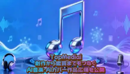 TopMediai、創作から鑑賞までをつなぐAI音楽・AIカバー作品広場を公開