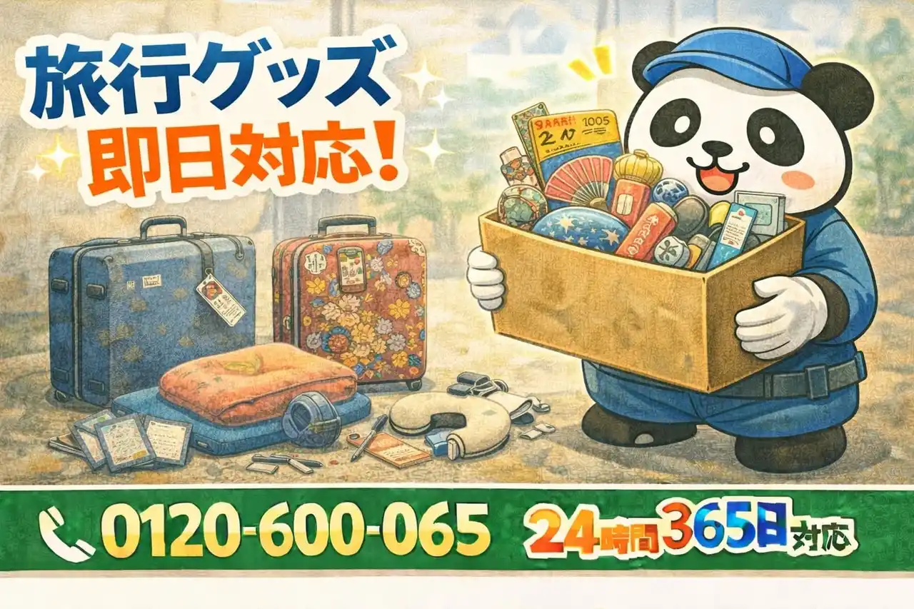【SYSTR株式会社】 【小田原市限定】“旅行グッズのリタイア組”回収キャンペーン（2月は1,000円割引）｜不用品回収のまるっと本舗
