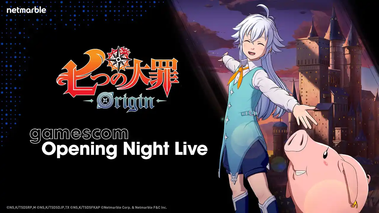 【Netmarble Corp.】 ネットマーブル、待望の最新作オープンワールドRPG『七つの大罪：Origin』、8月19日のGamescom「Opening Night Live」で新トレーラーを公開予定