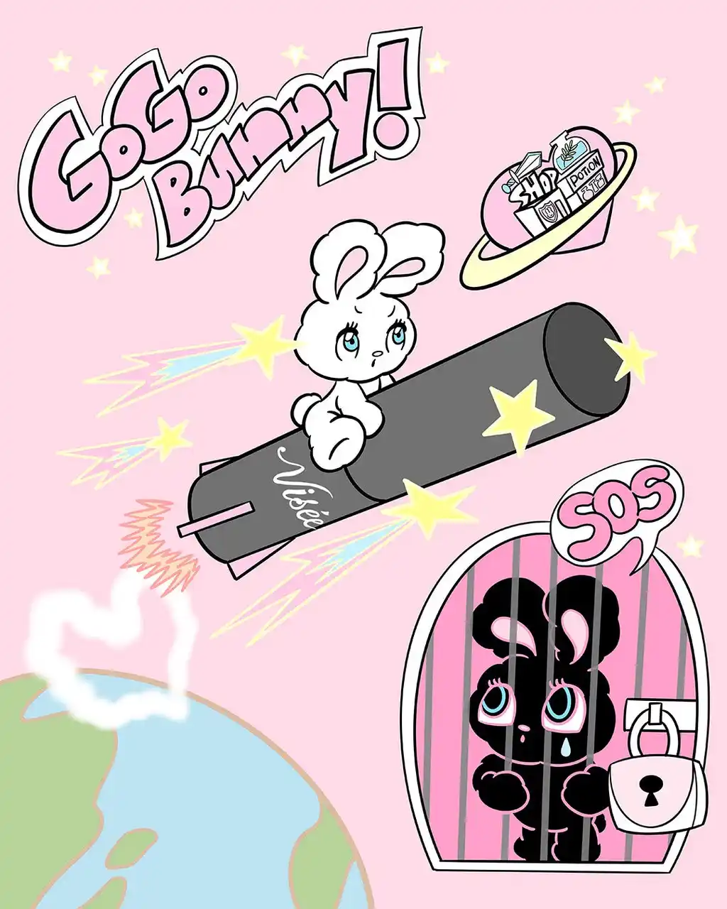 【株式会社コーセー】 『Visee』×foxy illustrationsオリジナルストーリー“うさぎのフィアンセと9つのルージュ”を3月25日（水）より初公開！