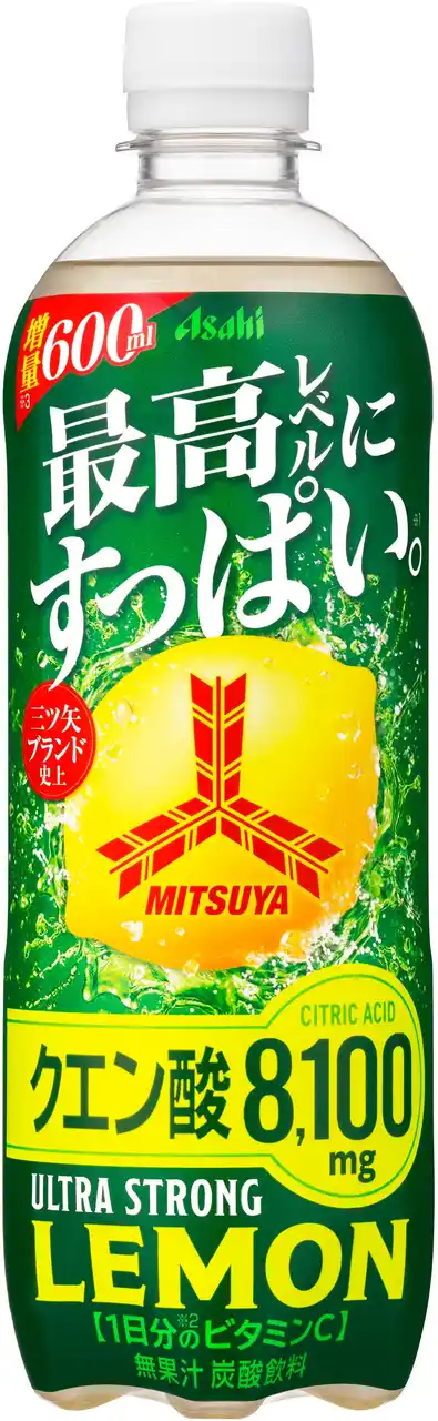 【アサヒ飲料】 『三ツ矢ウルトラストロングレモン』3月17日発売