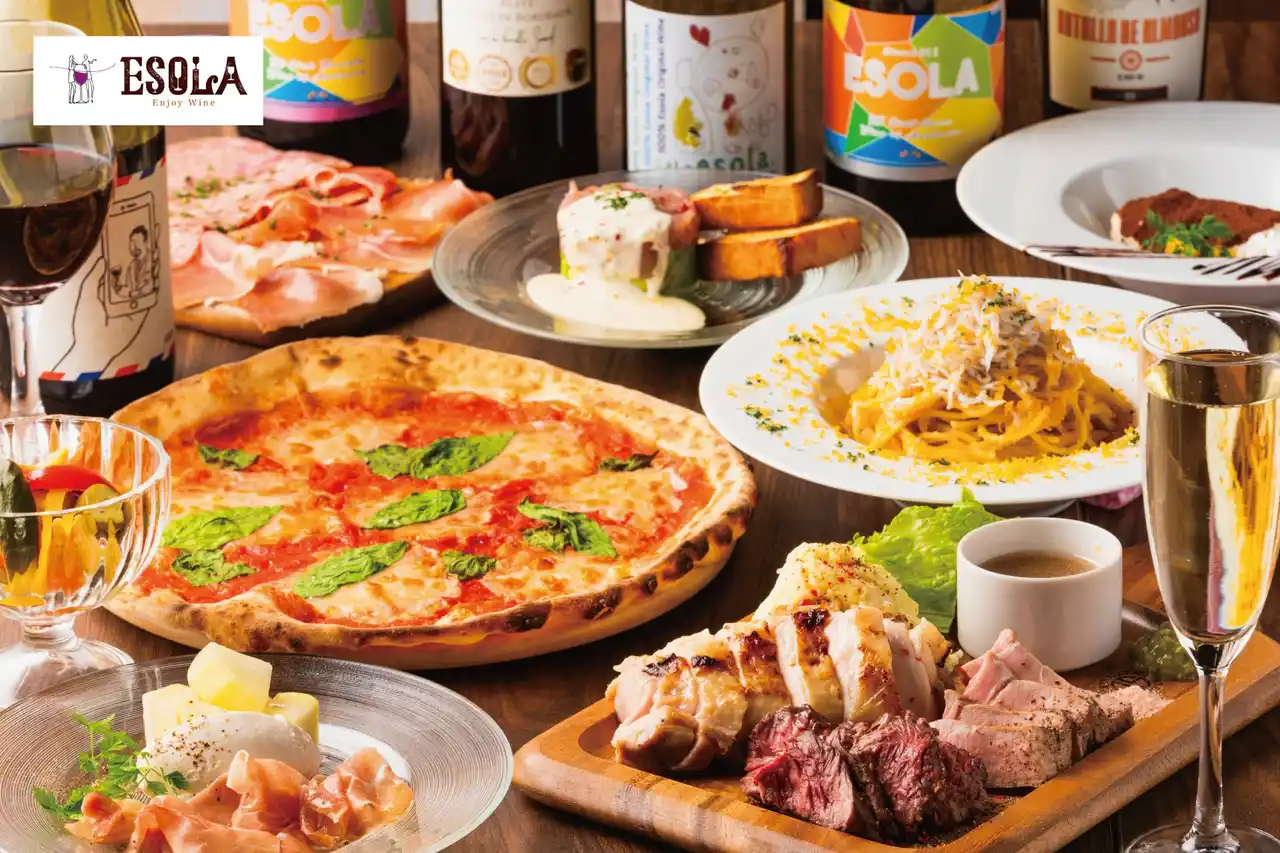 世界各国のワイン飲み放題で人気！ワインビュッフェ「ESOLA」が2025年9月18日（木）フランチャイズ加盟説明会・試食会を開催