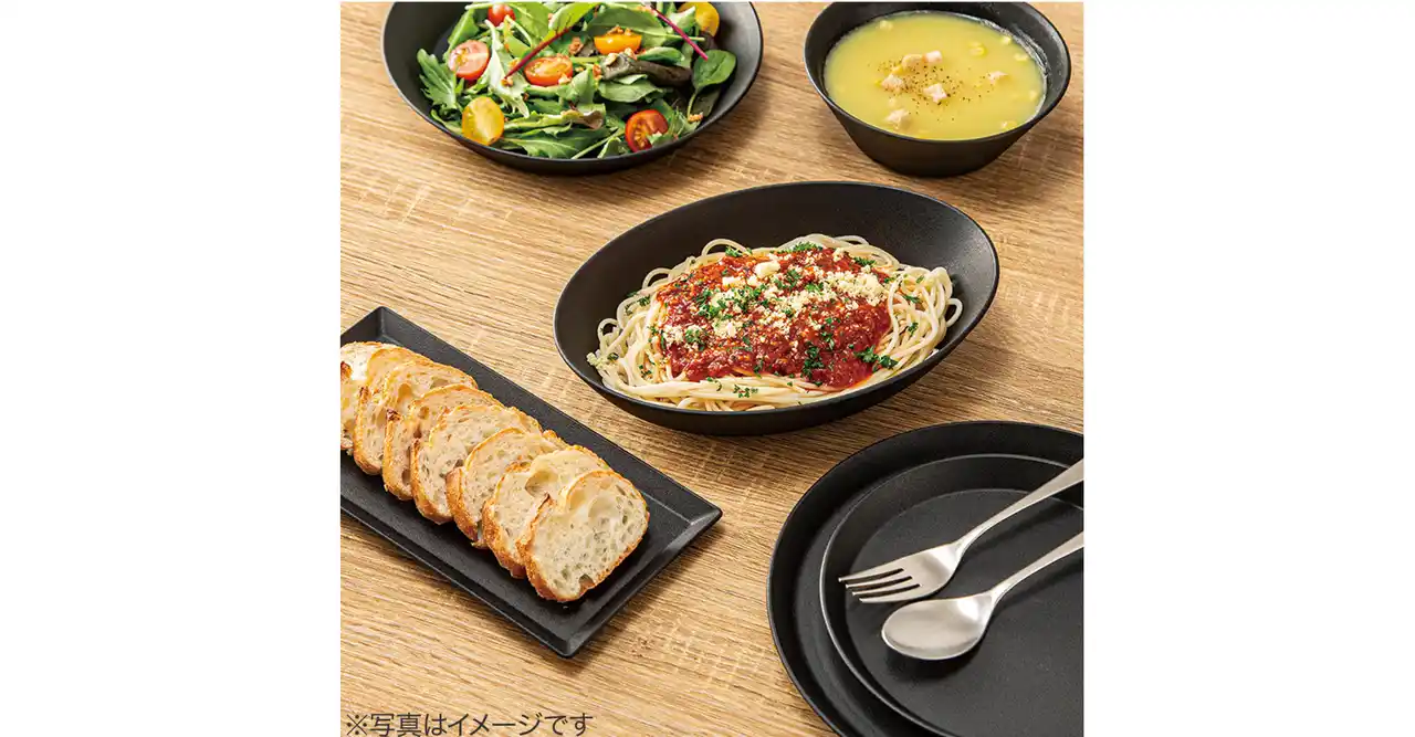 【株式会社ニトリホールディングス】 大好評の「レンジでも器が熱くなりにくい樹脂食器」シリーズに、新しいアイテムが登場