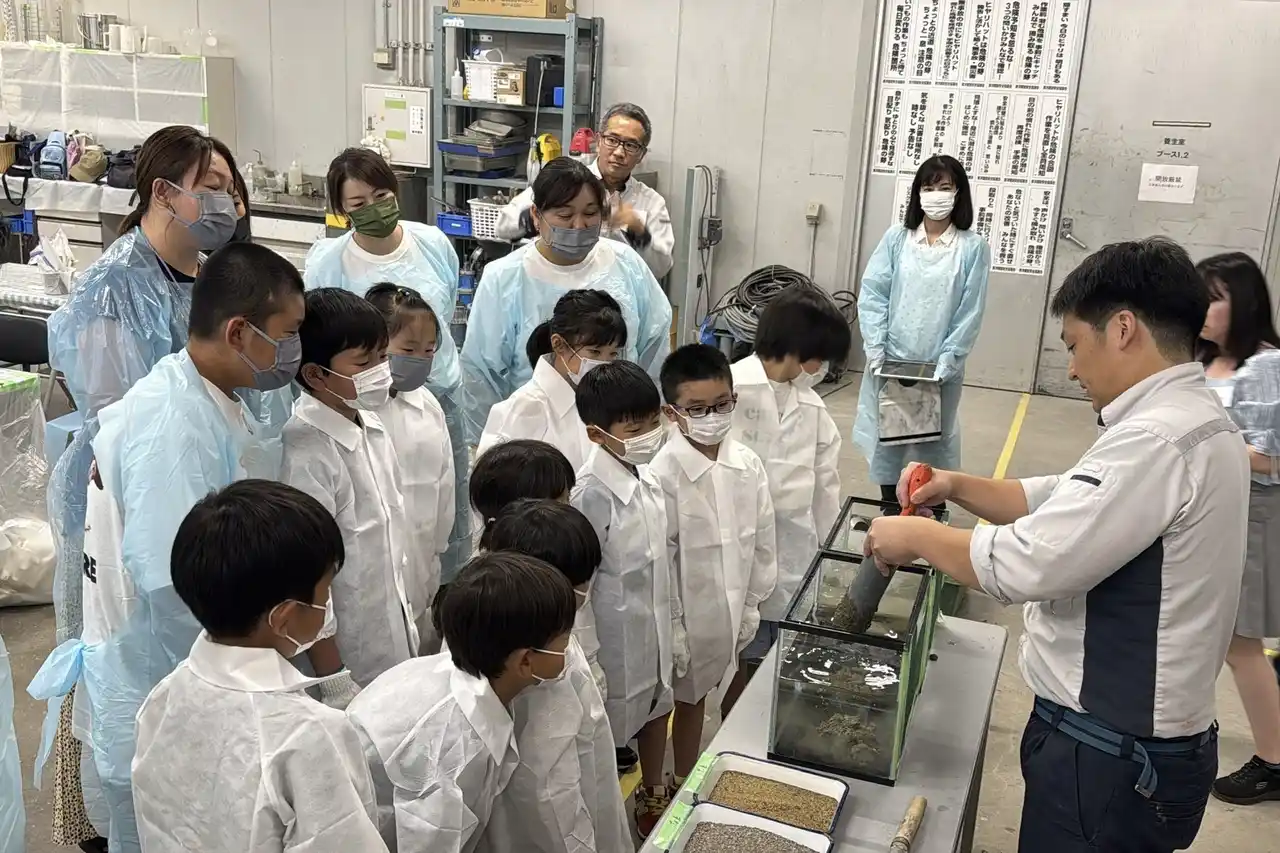 【東洋建設株式会社】 美浦研究所一般公開で小学生向けの体験学習イベントを開催
