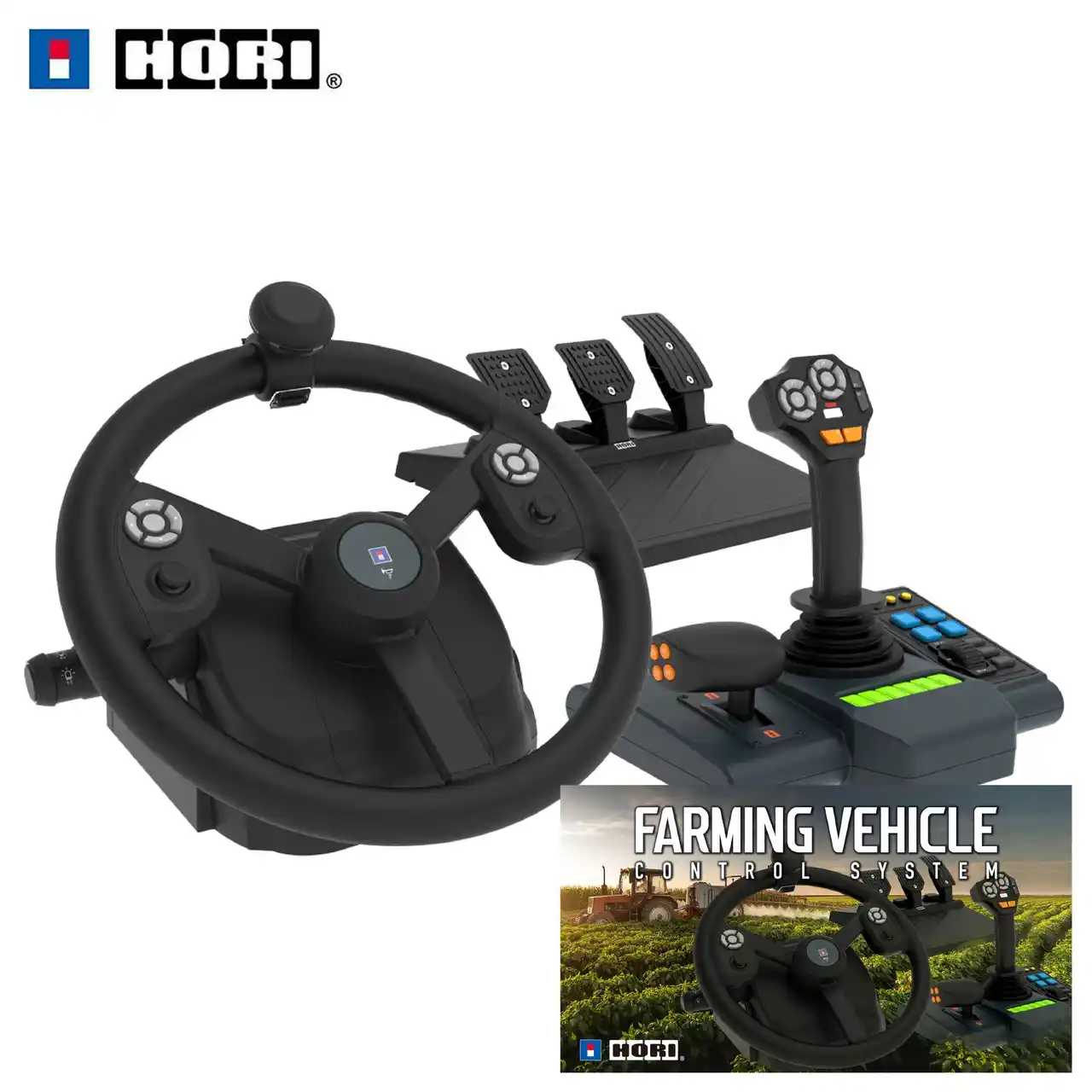 【株式会社ホリ】 【Amazon限定】「HORI Farming Vehicle Control System for Windows PC」にデジタル壁紙セットが登場！