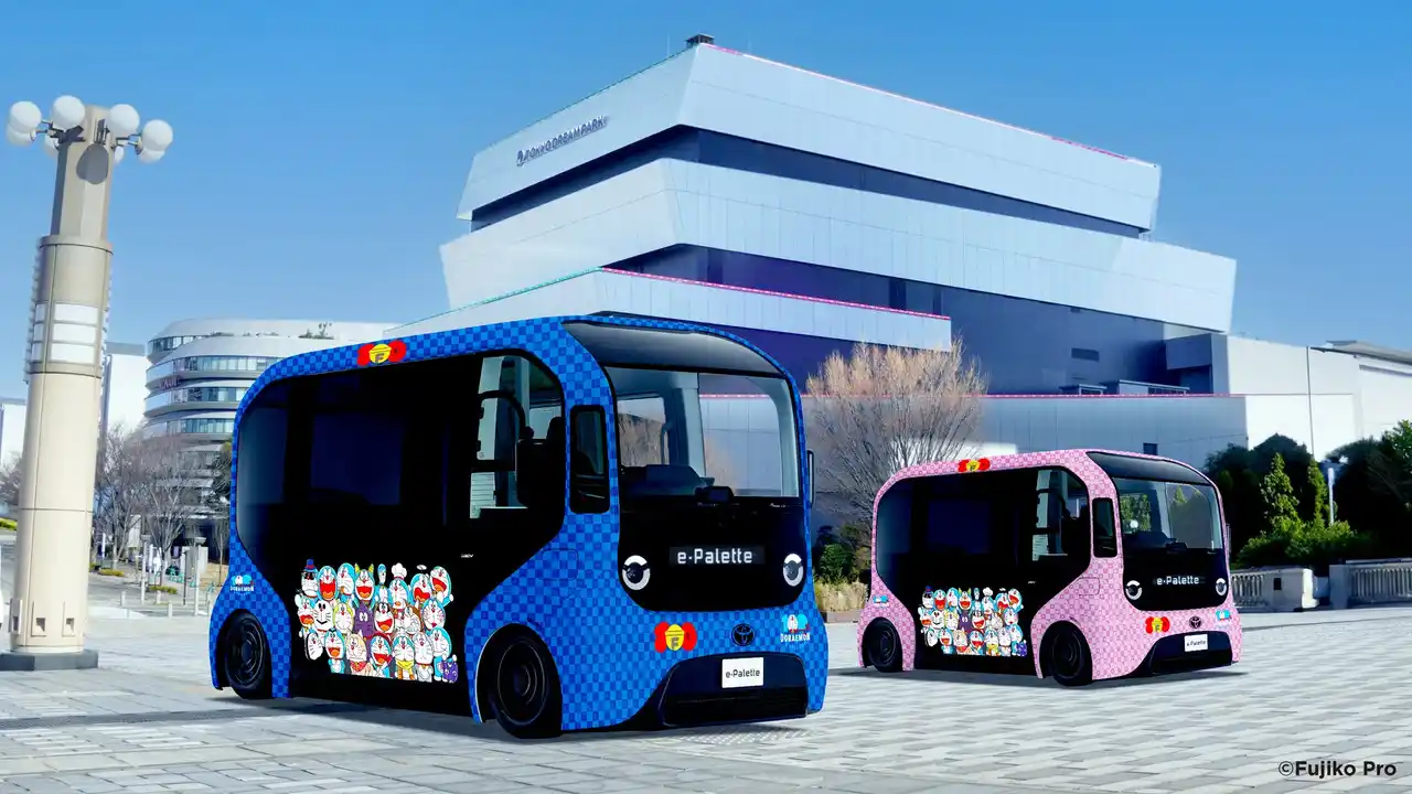 【トヨタ・コニック・プロ株式会社】 臨海副都心エリアの賑わい創出に向けた事業者間連携が始動 有明・青海・お台場を繋ぐPALETTE RIDEが「100％ドラえもん＆フレンズ in 東京」に合わせて特別運行