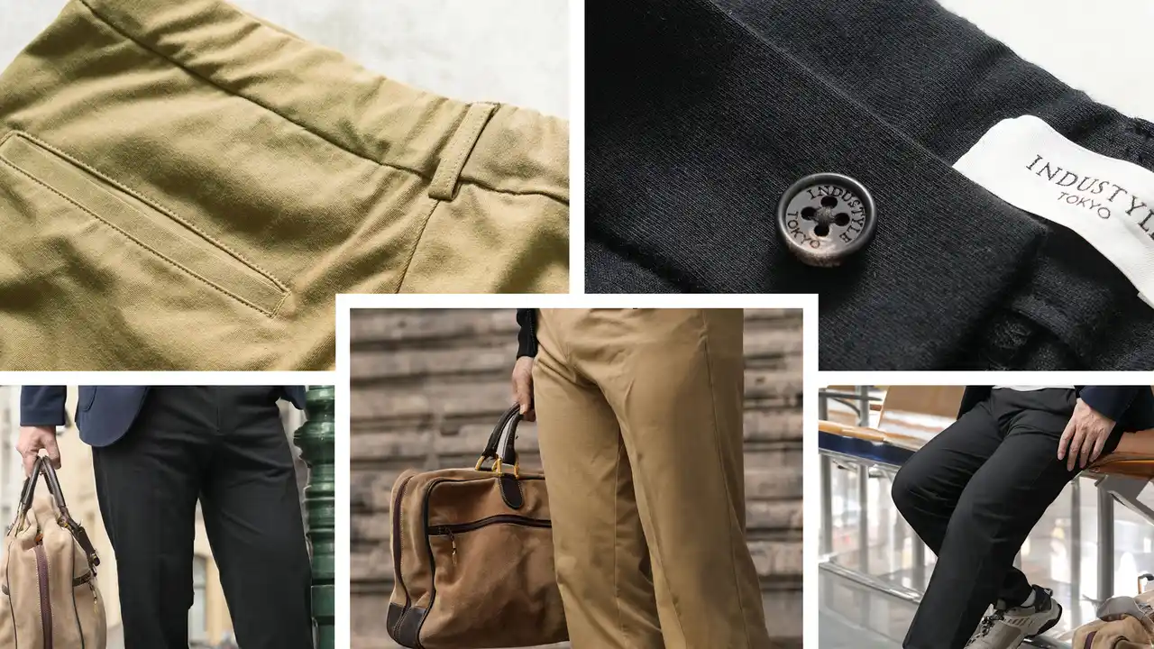 JAXA採用「動体裁断(R)」×「電気の繊維」で、「動く」を軸に設計された新トラベラー・パンツ発売