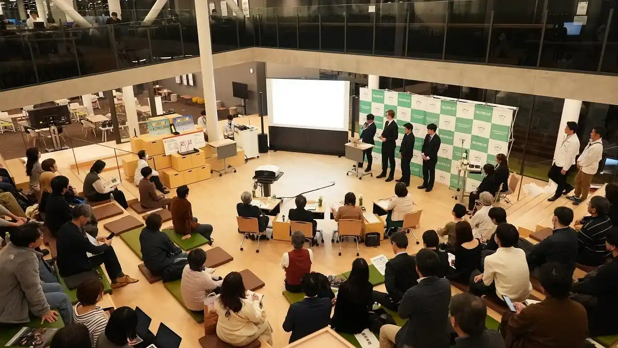 【ダイナースクラブ特別協賛】青山学院大学主催のピッチコンテスト「青山ビジネスプランコンテスト2025」開催。気軽な社会貢献を実現する「共創型スマートゴミ箱」が応募56組の頂点へ。