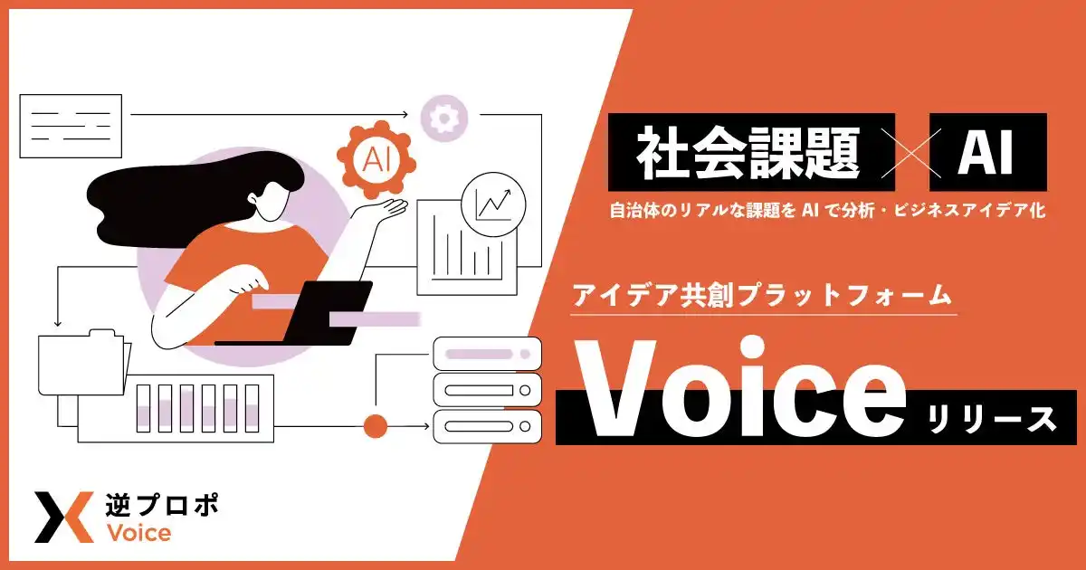 【ソーシャル・エックス】 「社会課題×AI」で未来をつくる ― アイデア共創プラットフォーム「Voice」リリース