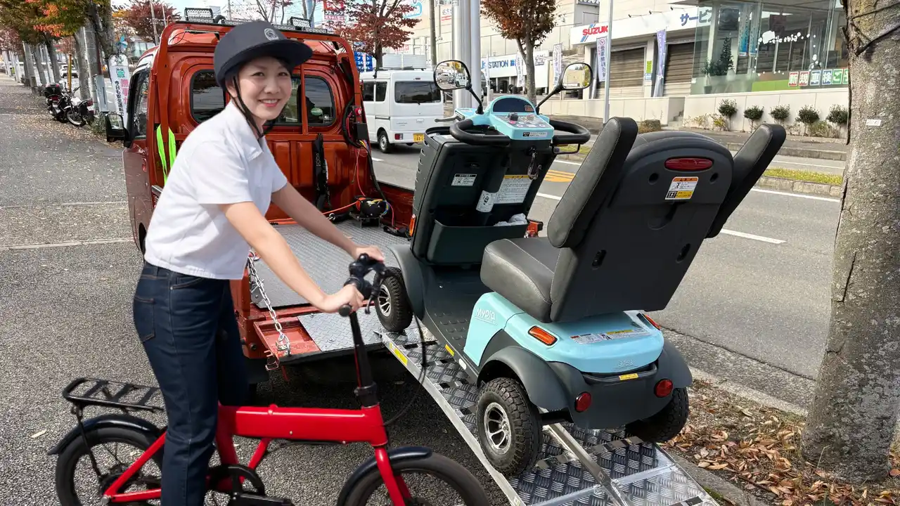 【RESCUE-1】 電動キックボード・シニアカーなどのマイクロモビリティーのレッカー11/14（金）よりサービス開始。RESCUE-1