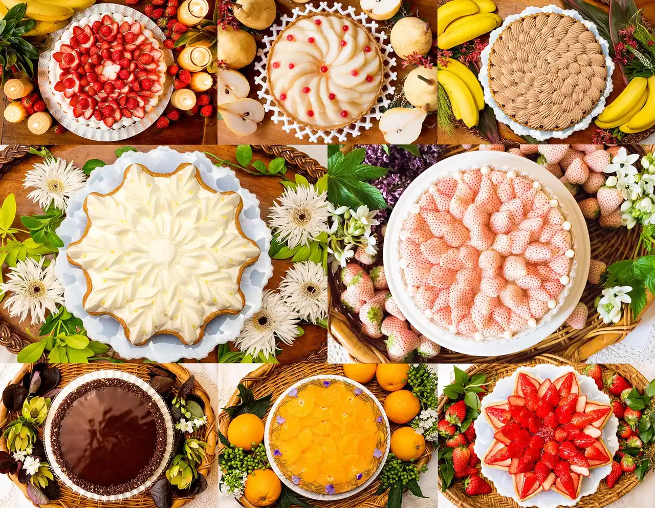 【キル フェ ボン】＜ 12月1日より冬メニュー開始＞イチゴ・洋梨・柑橘など冬の訪れを告げるタルトが勢揃い！