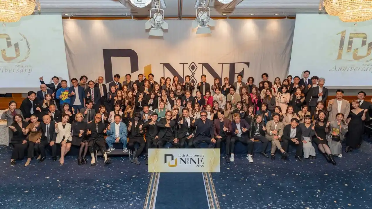 NINE JAPAN 10周年ナインパーティー開催｜美容機器NR機器400店舗突破、次の10年へ