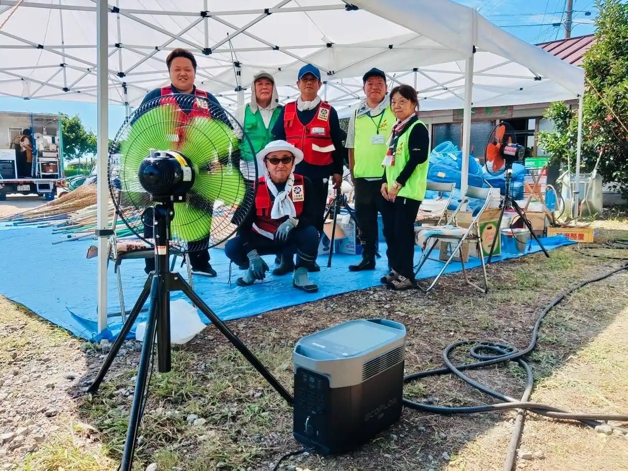 【EcoFlow Technology Japan株式会社】 【令和7年8月豪雨】熊本県上天草市　EcoFlow 災害支援活動について