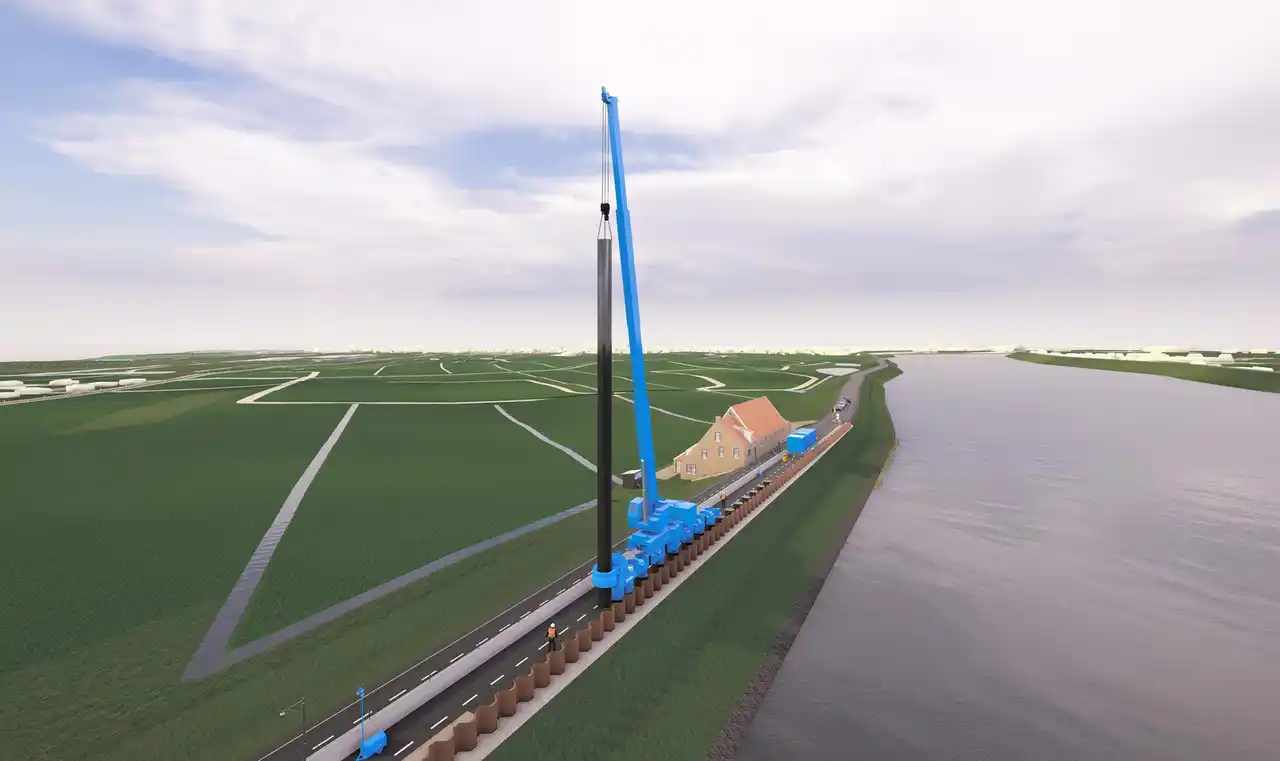 【株式会社技研製作所】 世界遺産運河の護岸改修に続きオランダ政府が推進する大規模治水対策事業「デルタプログラム」に採択