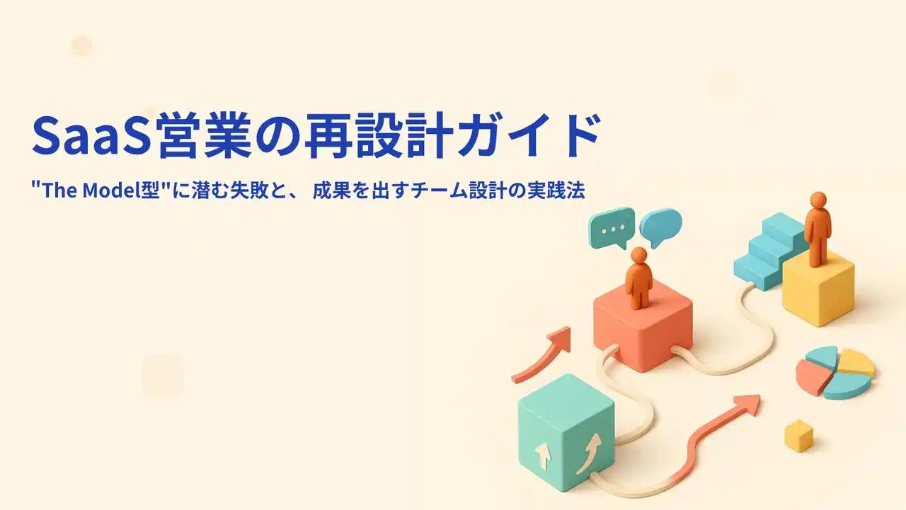 【The Model導入で成果が出ない理由】分業の“形だけ営業”を変える『SaaS営業の再設計ガイド』を無料公開