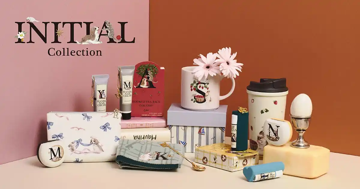 【Afternoon Tea LIVING】 ギフトや自分へのご褒美として人気のAfternoon Tea LIVINGイニシャルシリーズより新作コレクションを9/1（月）に発売