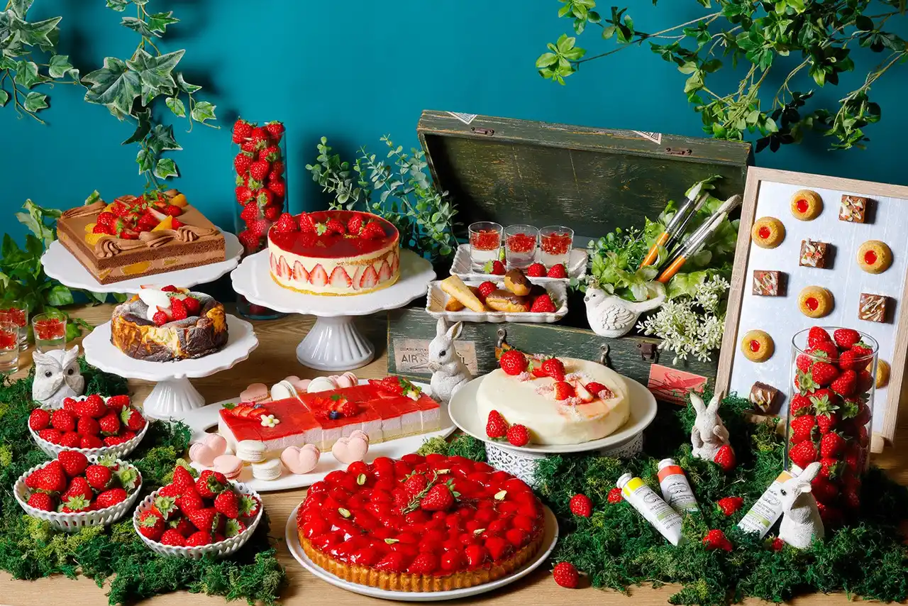【京阪ホテルズ＆リゾーツ株式会社】 国産苺の食べ比べや滋賀県産＜みおしずく＞を使ったいちごタルトなど いちごスイーツをたっぷり愉しむスイーツビュッフェ『苺の森のアトリエ』 琵琶湖ホテルで2026年1月24日（土）から開催