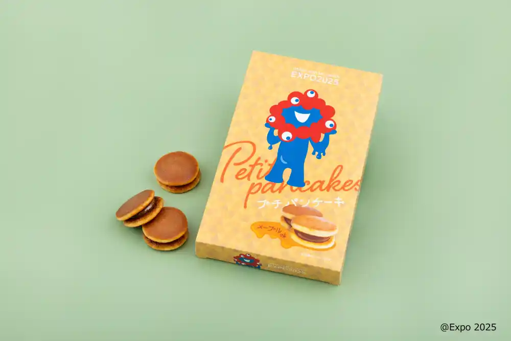 【株式会社あみだ池大黒】 【2025大阪・関西万博】ミャクミャクのパッケージが目を引く公式ライセンス商品「EXPO2025 プチパンケーキ」新発売