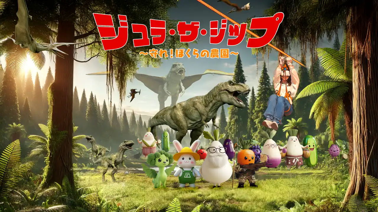 農園リゾートTHE FARM×KDDI共同開発のリアル×バーチャル没入ツアー「ジュラ・ザ・ジップ」を展開。大人が「本気で遊べる」冒険へ