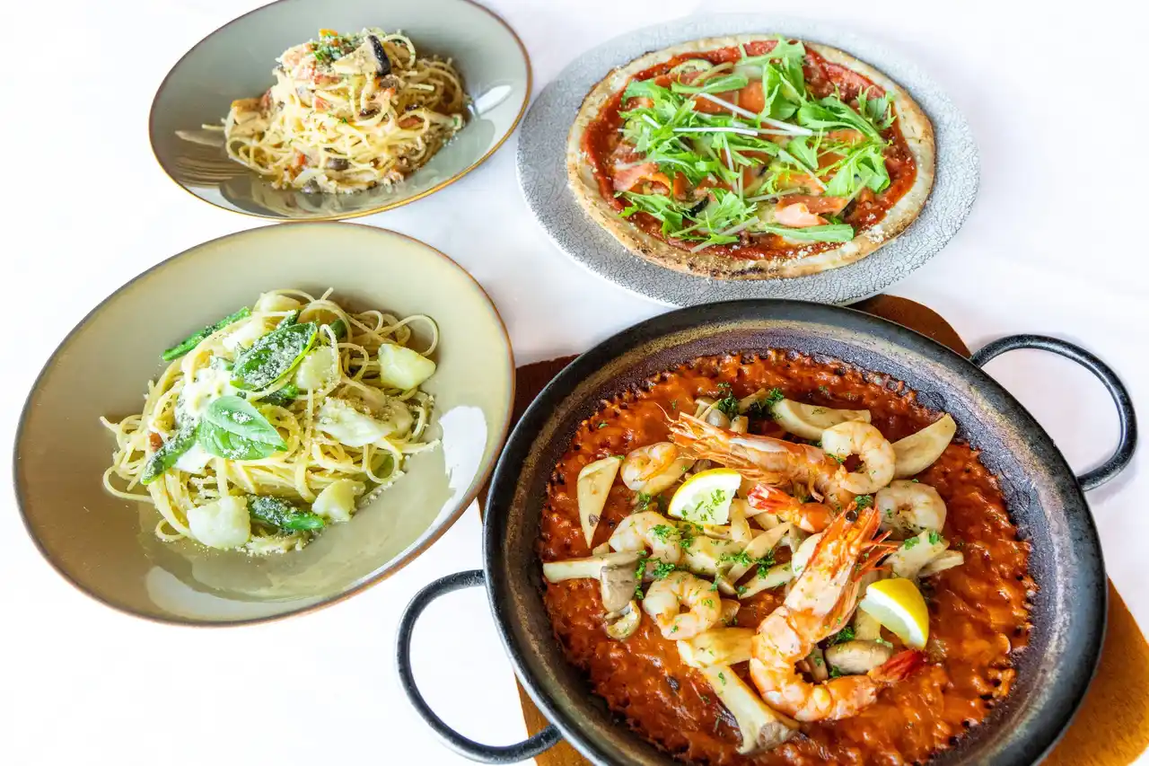 【富士商グループホールディングス株式会社】 【秋の風と、海辺の美味。】夏の名残を感じつつ、秋の訪れを楽しむ「9月限定メニュー」は食材の宝庫☆