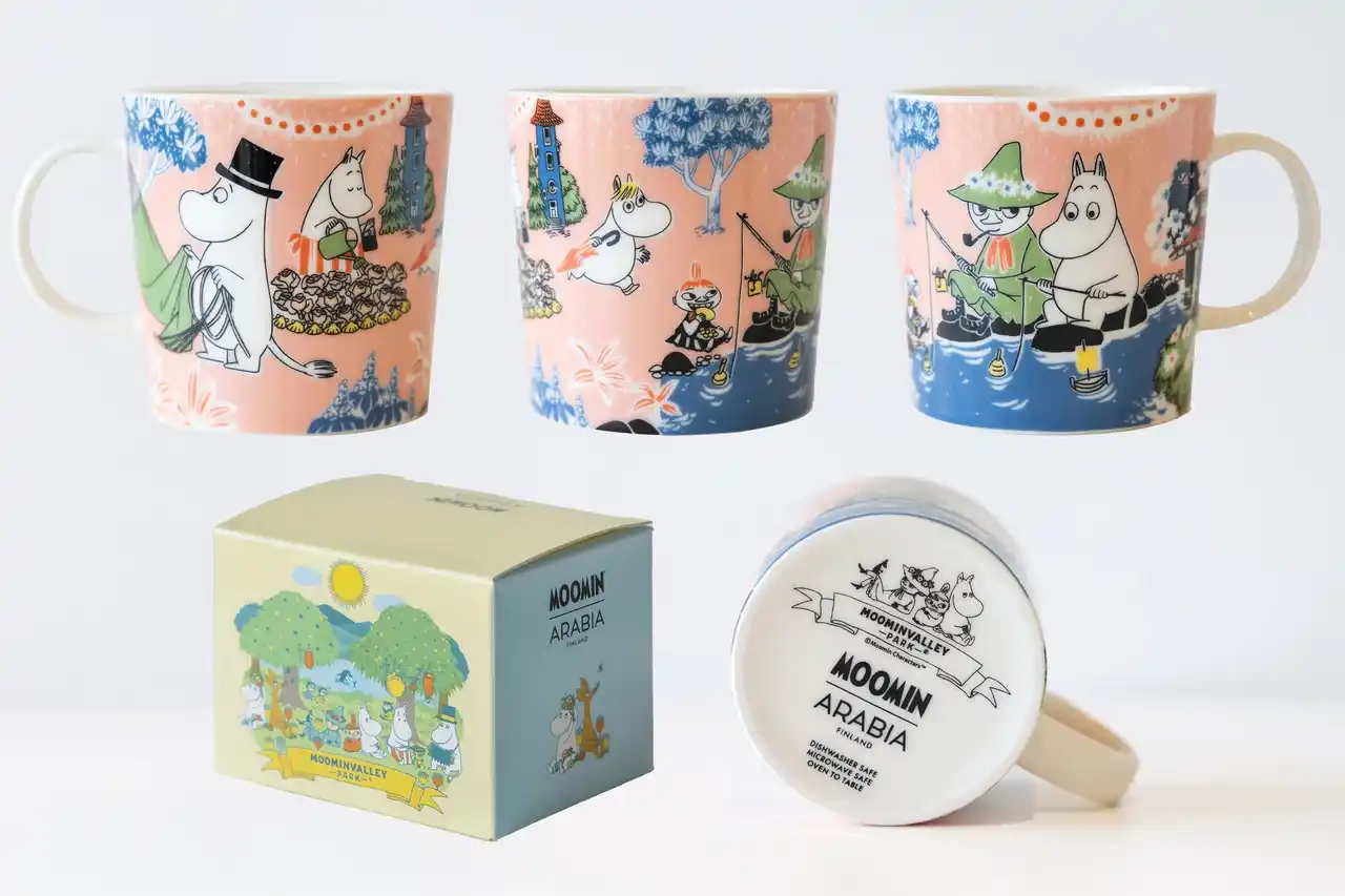 【株式会社ムーミン物語】 MOOMIN ARABIAのムーミンバレーパーク限定デザイン第3弾が登場！ムーミンバレーパーク オリジナルMOOMIN ARABIAマグ2026「SIMPLE JOY」2026年2月28日（土）発売！
