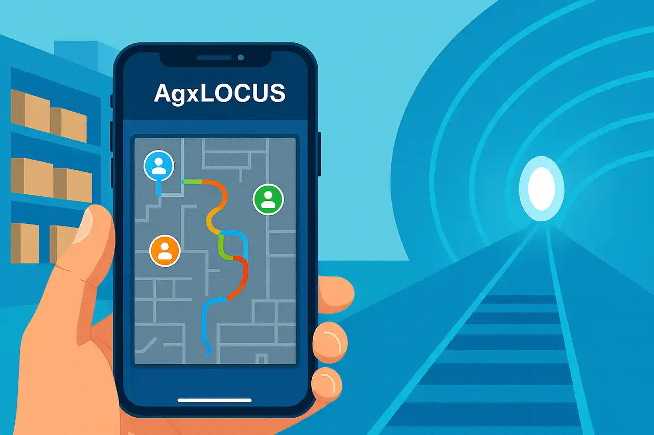 【株式会社Agx】 GPSが届かない場所もスマートフォンのみで位置情報を取得する、革新的な屋内位置測位を実現する新サービス「AgxLOCUS」β版の提供を開始