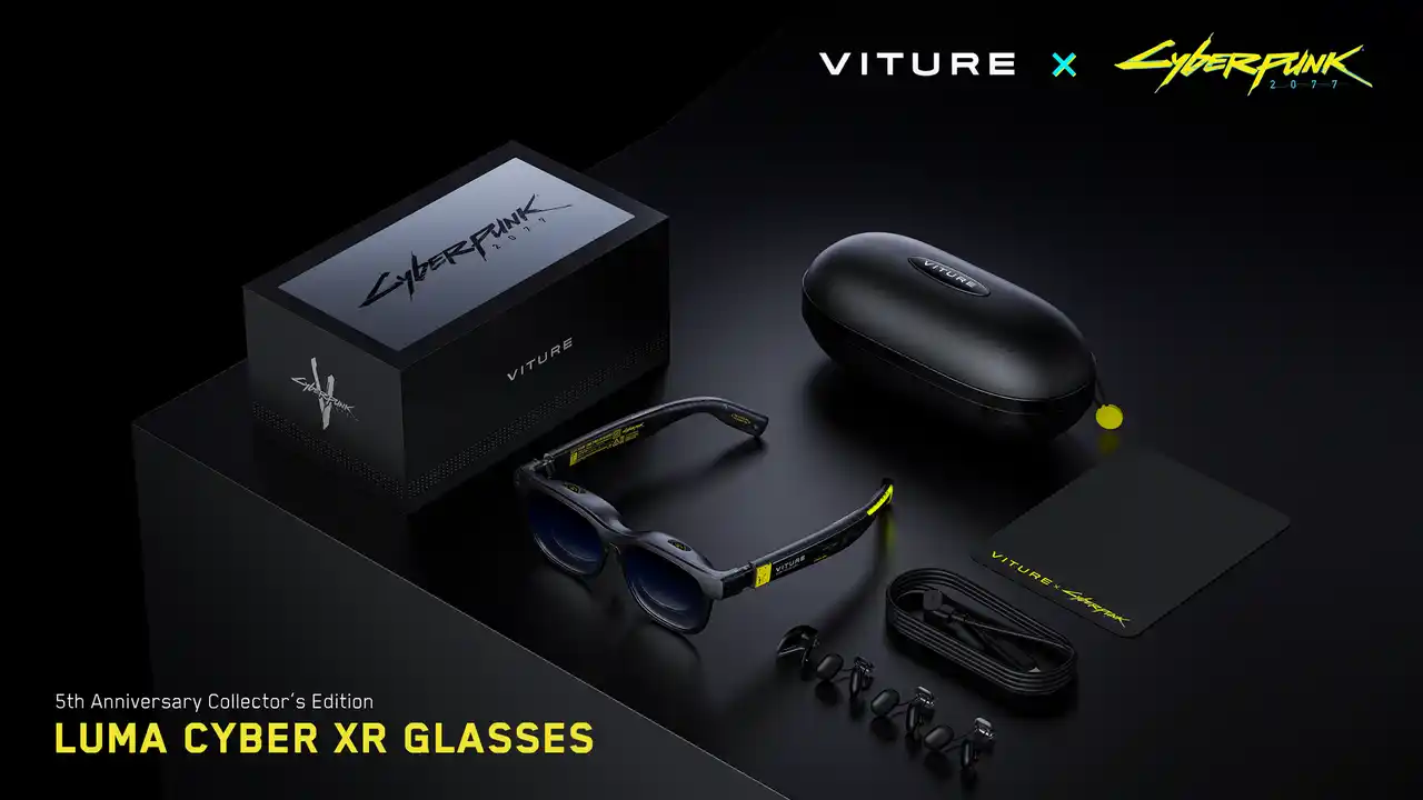 【VITURE Inc.】 XRの未来が、ナイトシティと交差する。VITURE × CD PROJEKT RED初の公式限定モデル「VITURE x Cyberpunk 2077 Luma Cyber XRグラス」を発表