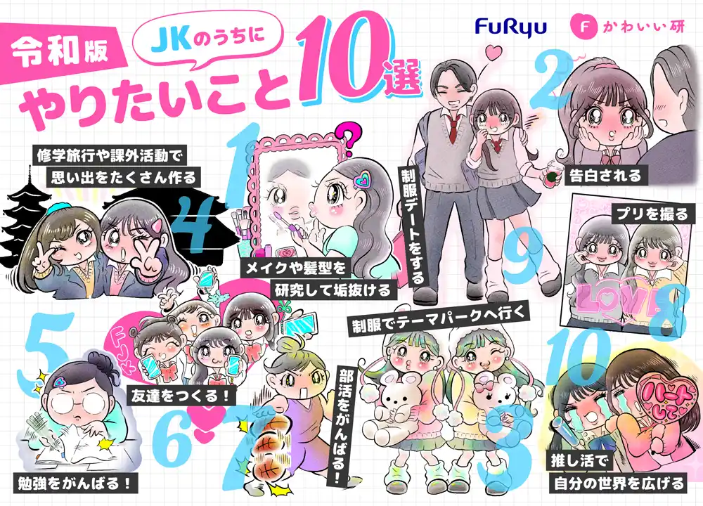 フリュー調査レポート：「令和版・JKのうちにやりたいこと」調査