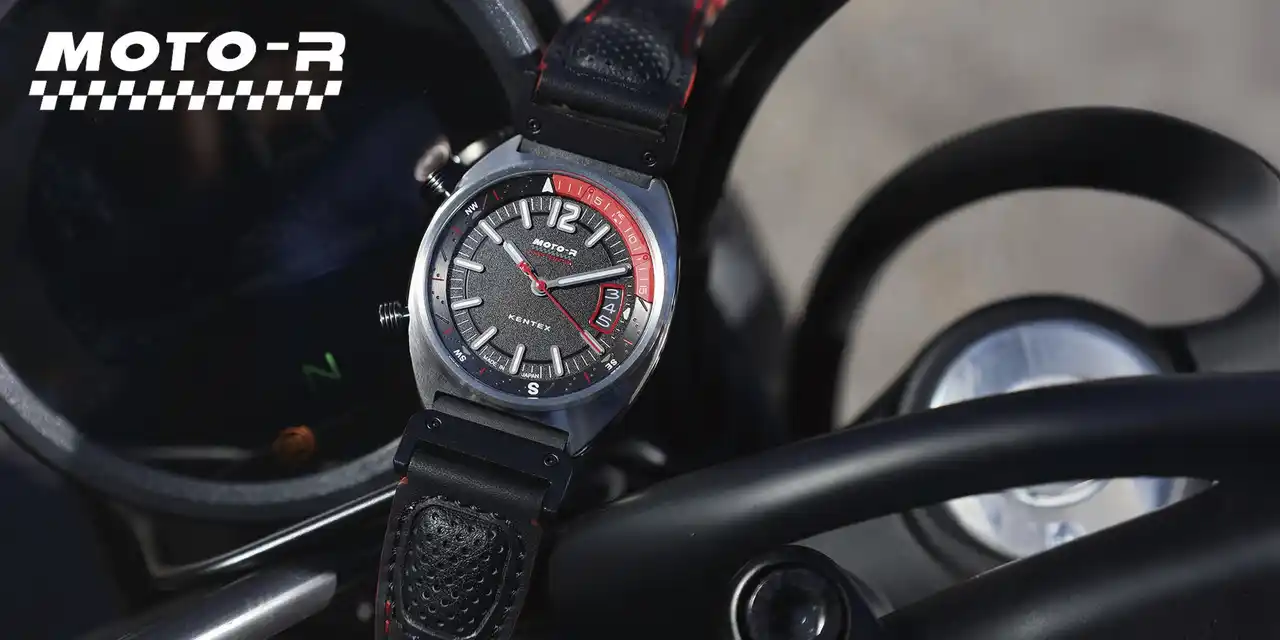 【ケンテックス】 バイクライダー向け時計「MOTO-R」から、日常からツーリングまで軽快に使えるΦ38mm新モデル『MOTO-R Mid』が登場。