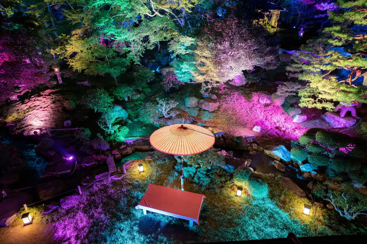 「旧竹林院　夏のライトアップ」開催中！【滋賀県大津市】