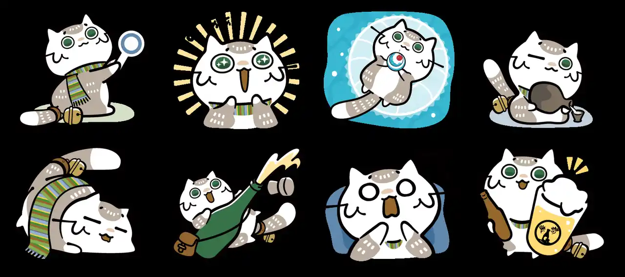 ユニークなお酒との出会い酒日向。の看板猫「ひなぽぽ」がLINEスタンプに登場