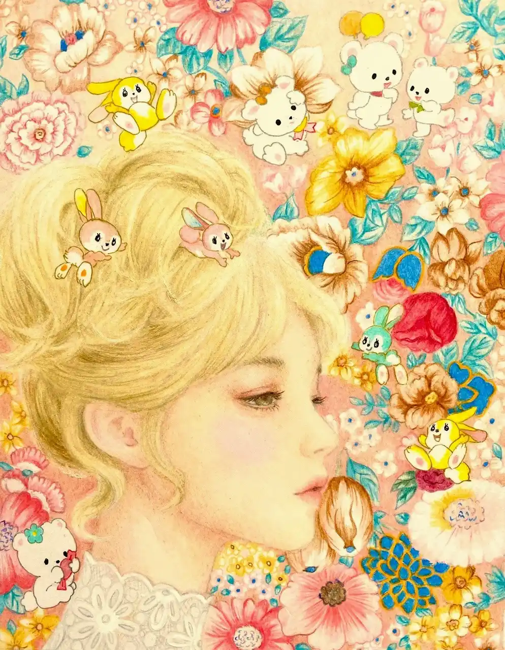 【千葉県船橋市】色鉛筆で描く”レトロかわいい”世界。個展「今福優子 色鉛筆画展～レトロな気分～」を東武百貨店船橋店にて8月7日(木)より開催